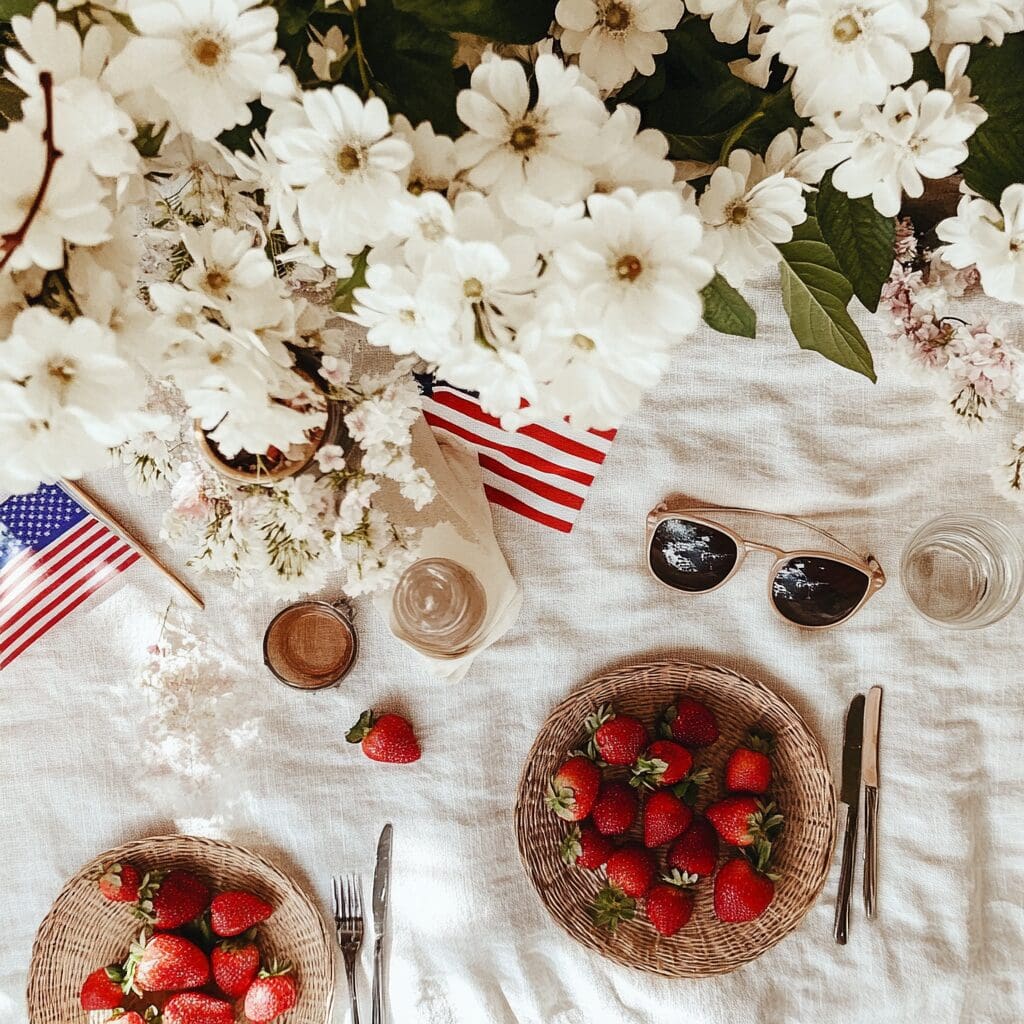 4th of july tablescape