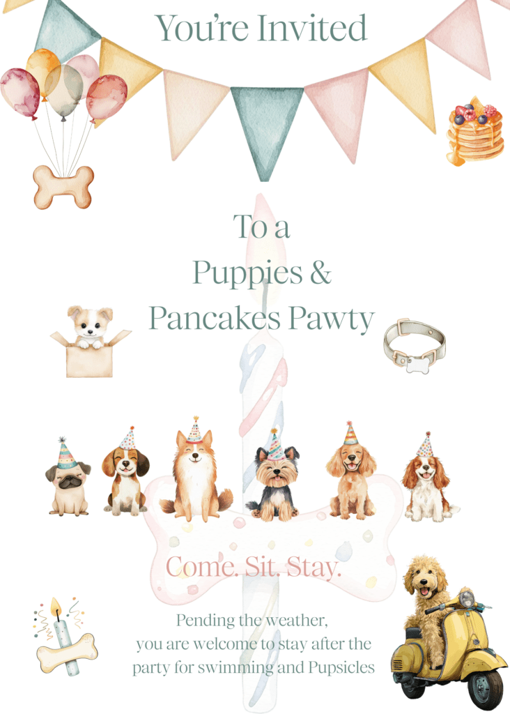 adopt a puppy party