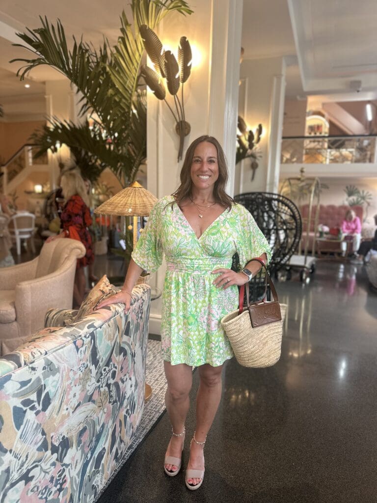 Lisa Beddigs of Scarlett J Designs at the Colony Hotel in Palm Beach