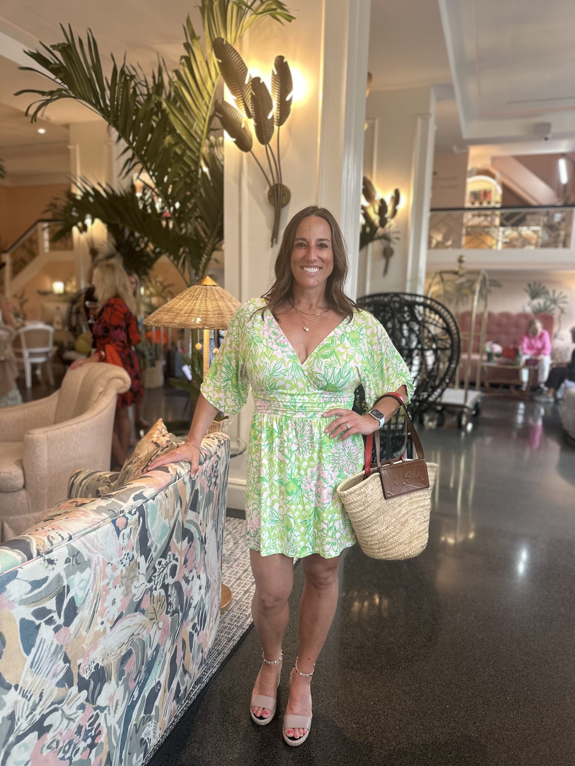 Lisa Beddigs of Scarlett J Designs at the Colony Hotel in Palm Beach