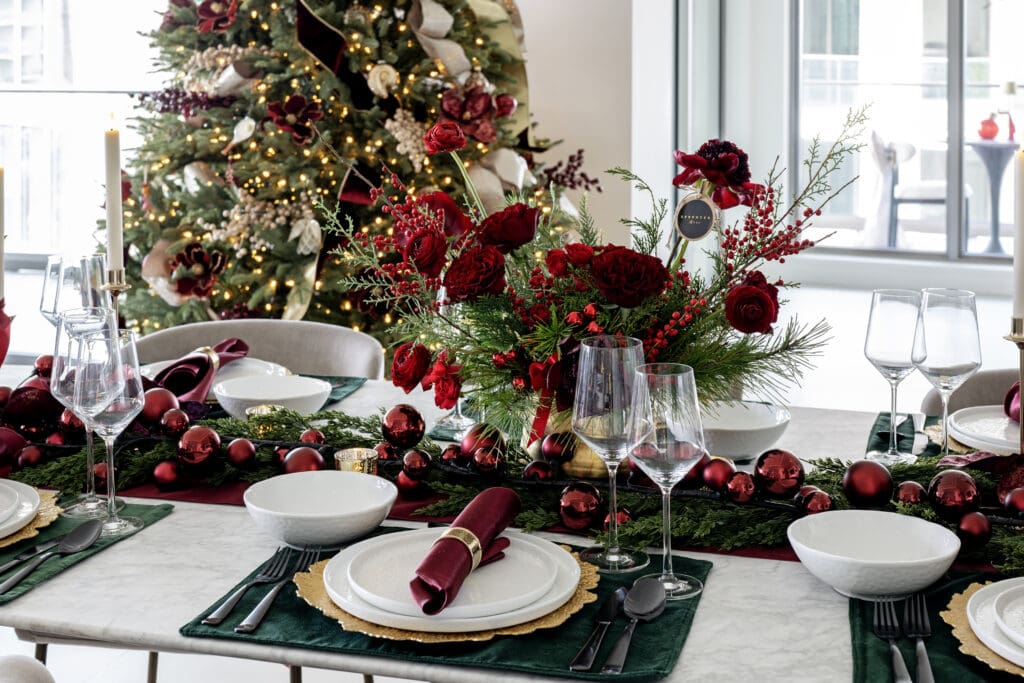 Sarasota luxury holiday decorating and styling