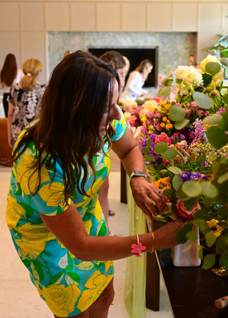A secret garden bloom bar event at the St Regis Longboat Key by Scarlett J Designs