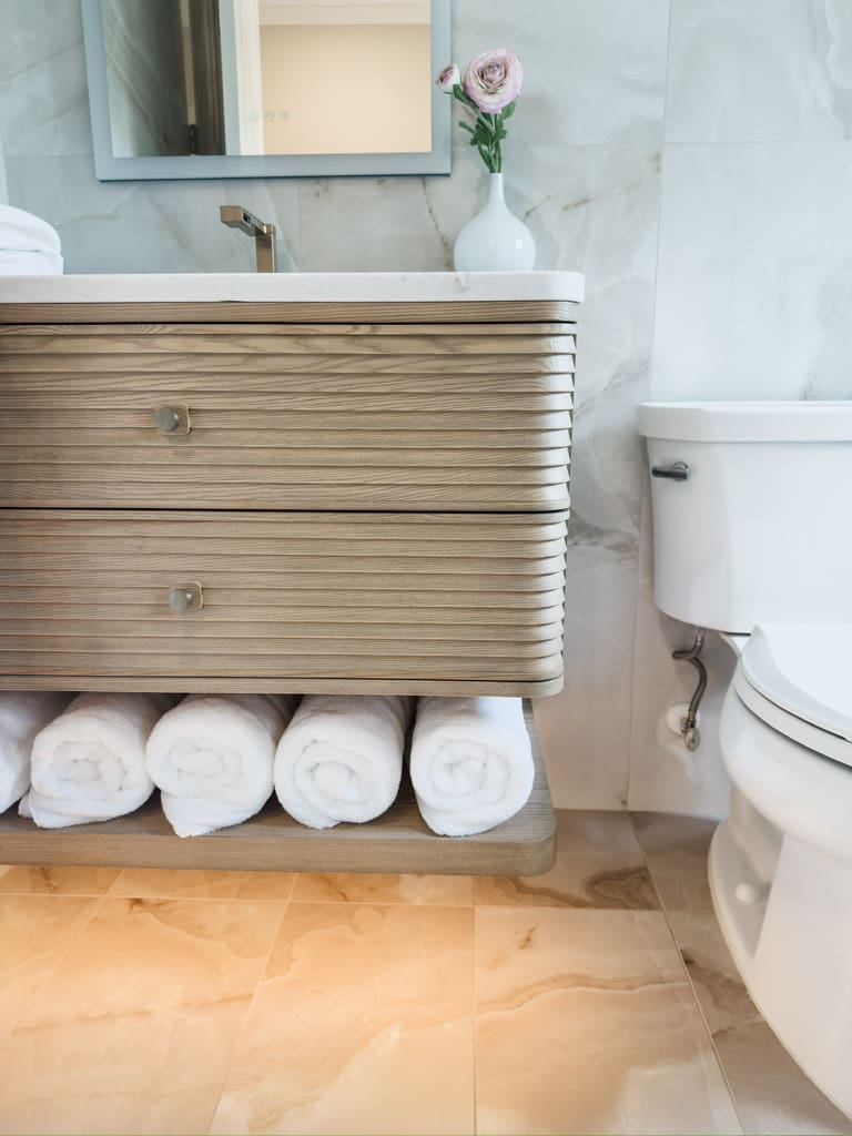 the lake club bathroom remodel