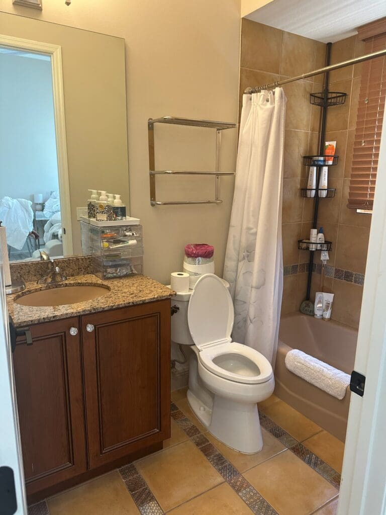 the lake club bathroom remodel